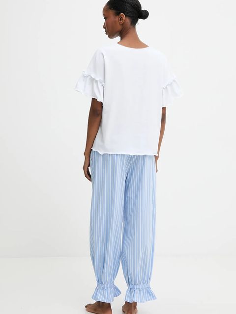 Answear.LAB piżama damska kolor niebieski