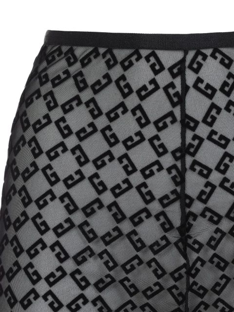 Givenchy logo-pattern leggings - Black