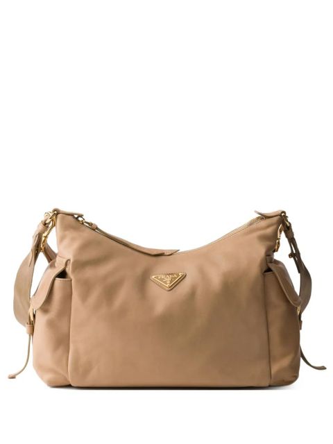 Prada Explore large nappa leather bag - Neutrals - zdjęcie produktu nr 1