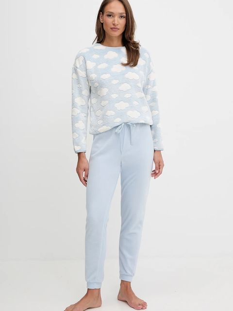 women'secret komplet piżamowy damska kolor niebieski 4752553 - zdjęcie produktu nr 1