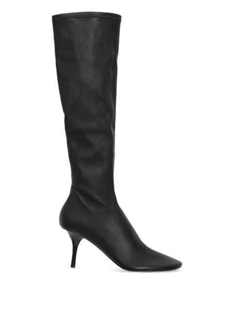 Acne Studios slouchy leather boots - Black - zdjęcie produktu nr 1