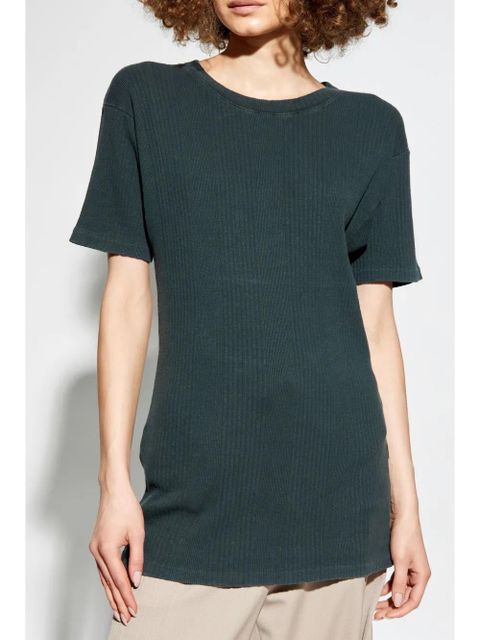 Maison Margiela cotton ribbed T-shirt - Green
