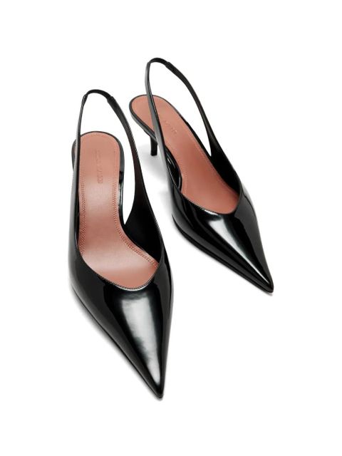 Amina Muaddi Anok slingback pumps - Black