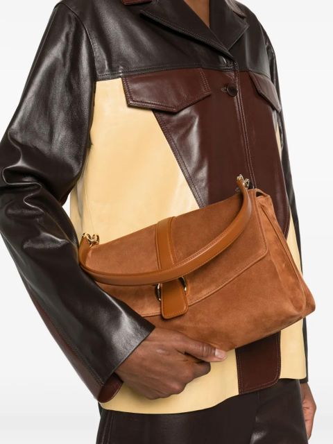 Ferragamo front flap shoulder bag - Brown - zdjęcie produktu nr 2