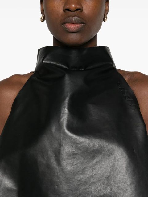 Marni trapeze mini dress - Brown