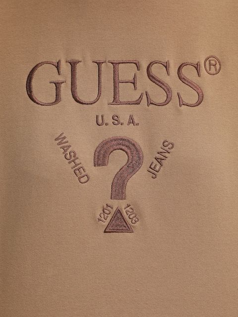 Guess t-shirt FABIA damski kolor brązowy V5BI01 K1891