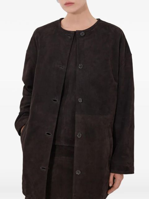 LouLou de Saison Waren button-up coat - Brown