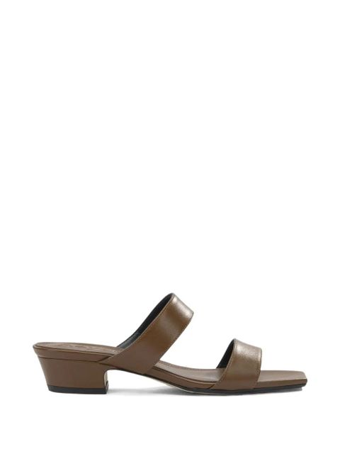 Aeyde Kemi square-toe sandals - Brown - zdjęcie produktu nr 1