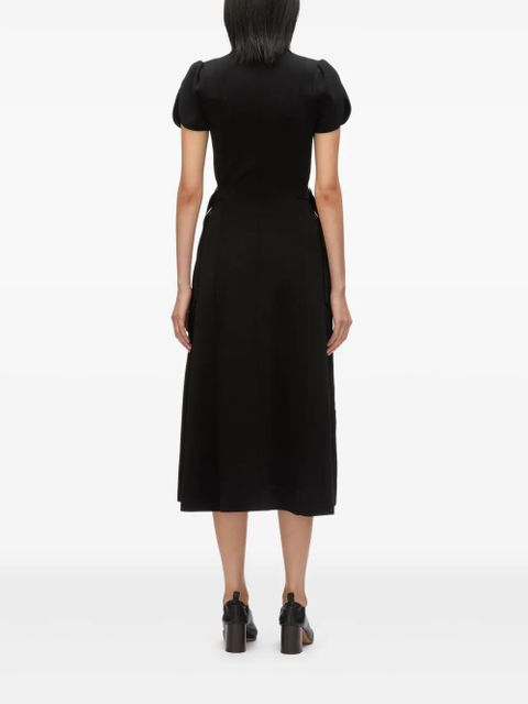 3.1 Phillip Lim ring-embellished midi dress - Black