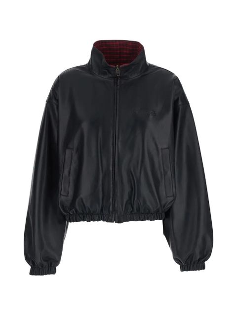 Balenciaga zip-up leather jacket - Black - zdjęcie produktu nr 1