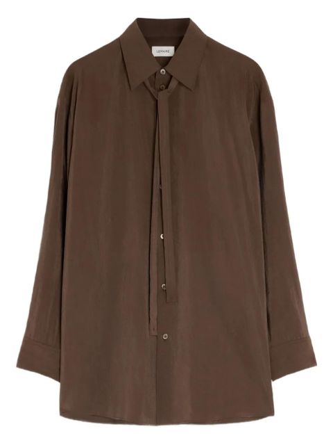 LEMAIRE tied-neck shirt - BR402 BRUNETTE - zdjęcie produktu nr 1