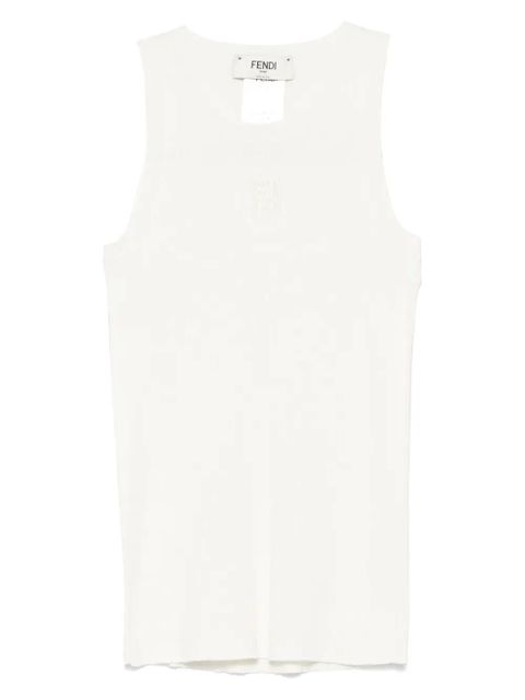 FENDI jersey tank top - Neutrals - zdjęcie produktu nr 1
