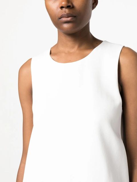 Jil Sander sleeveless shift dress - White