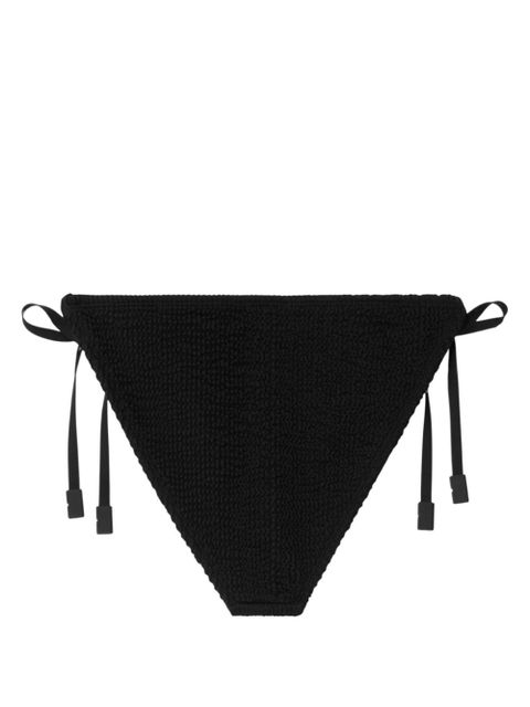 Burberry crinkled bikini briefs - Black