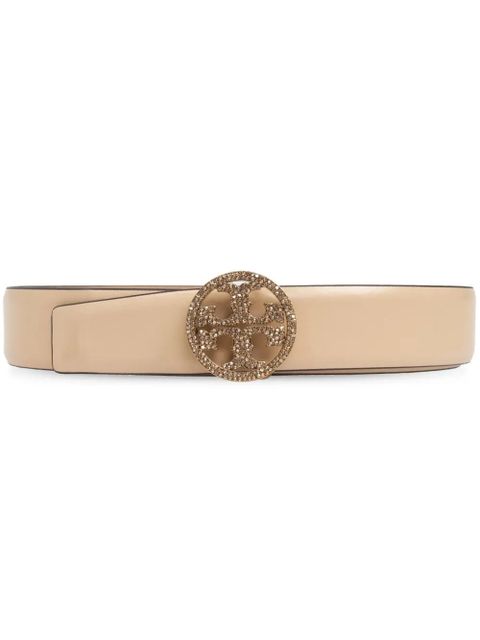 Tory Burch Miller crystal-embellished belt - Neutrals - zdjęcie produktu nr 1