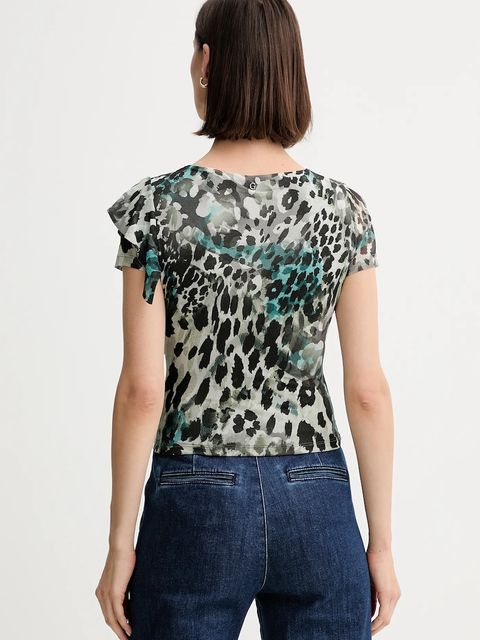 Guess bluzka VERDIANA damska kolor czarny gładka W5YP08 KCZC2 - zdjęcie produktu nr 2