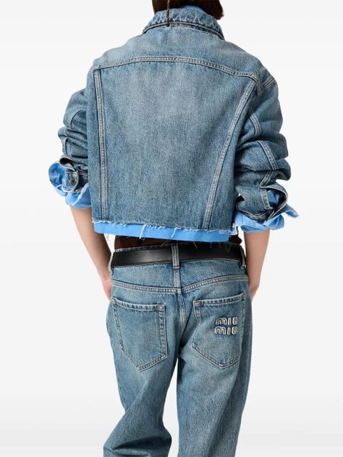 Miu Miu straight-leg jeans - Blue