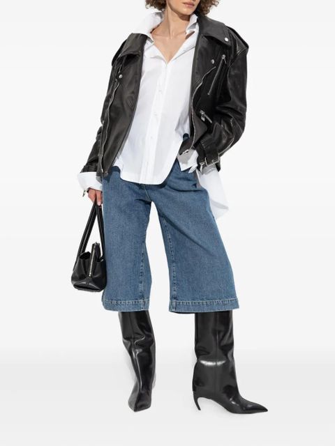 The Attico cropped jeans - Blue