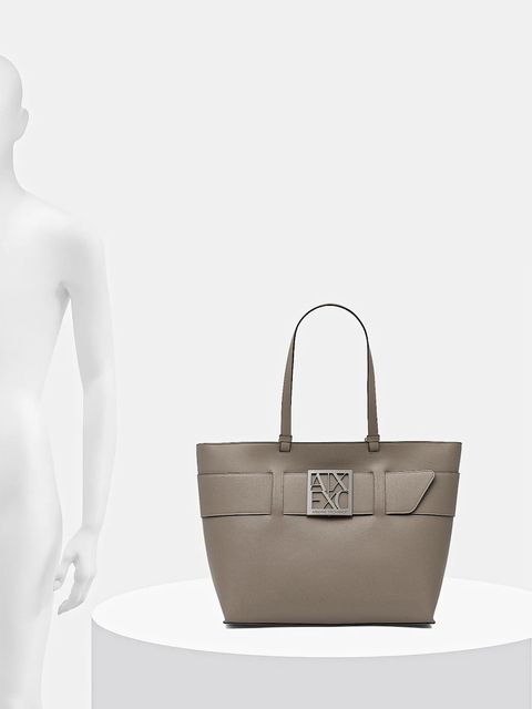 Armani Exchange torebka kolor brązowy 949127 0A874