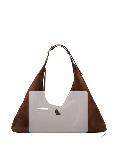 Liffner Rhum adjustable-buckle pillow tote bag - Brown