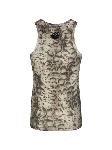 PINKO ribbed snake-print top - Grey - zdjęcie produktu nr 2