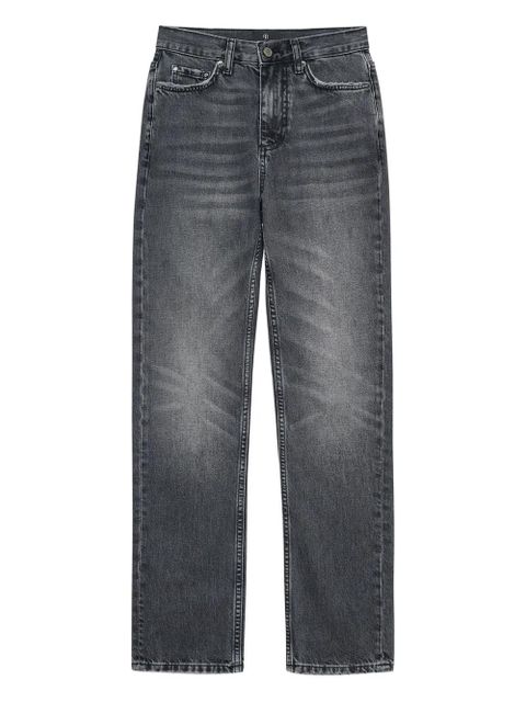 ANINE BING Bruno logo-patch jeans - Grey - zdjęcie produktu nr 1