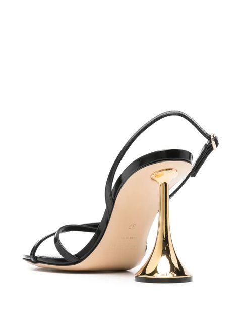 Coperni Orchestra 90mm leather sandals - Black