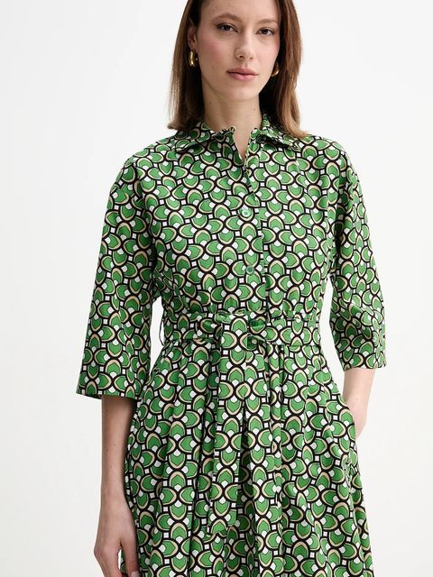 Weekend Max Mara sukienka bawełniana - zdjęcie produktu nr 2