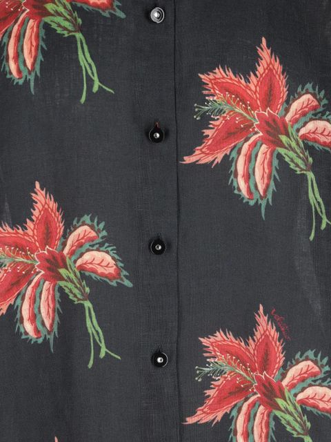 Valentino Garavani floral-print shirt - Black