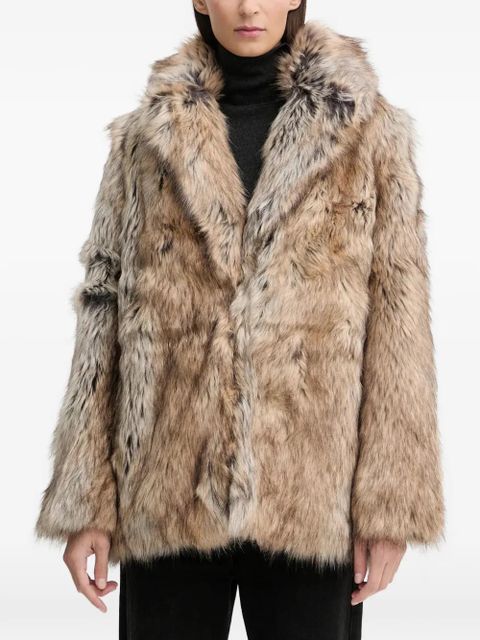 Zadig&Voltaire Faune faux fur coat - Neutrals - zdjęcie produktu nr 1