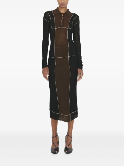 Tory Burch colour-block polo top - Black