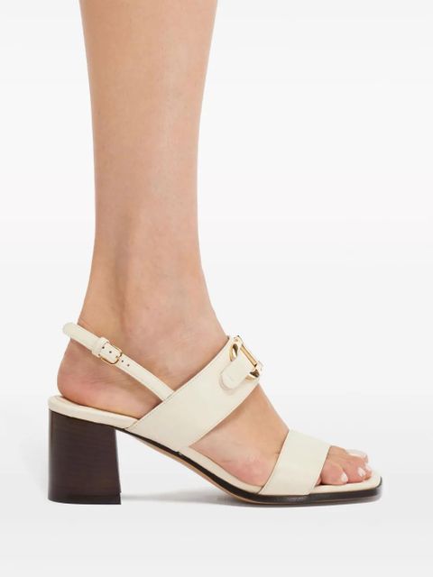 Ferragamo 55mm Gancini-buckle leather sandals - Neutrals - zdjęcie produktu nr 2