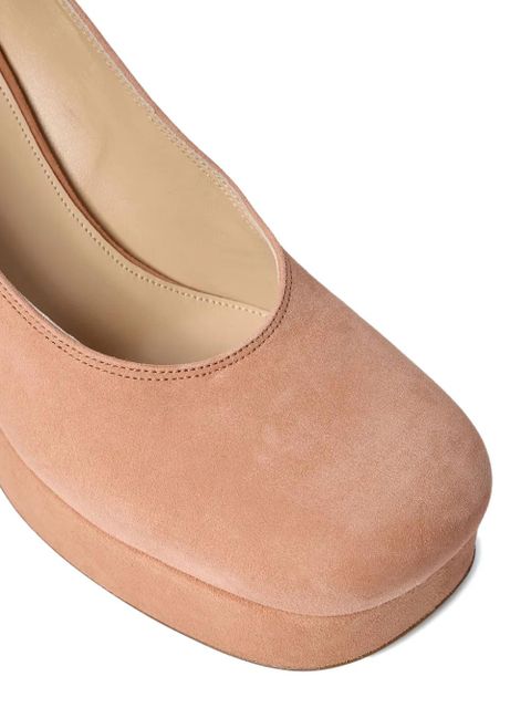 Chloé 100mm straps leather pumps - Pink
