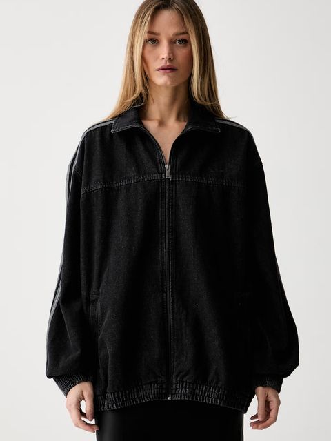 adidas Originals kurtka jeansowa damska Firebird - zdjęcie produktu nr 2