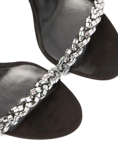 Casadei 120mm Cappa Blade sandals - Black