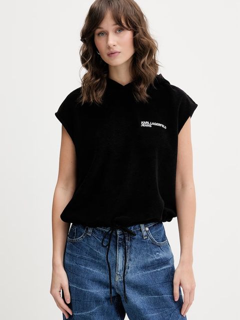 Karl Lagerfeld Jeans bluza oversize damska - zdjęcie produktu nr 2