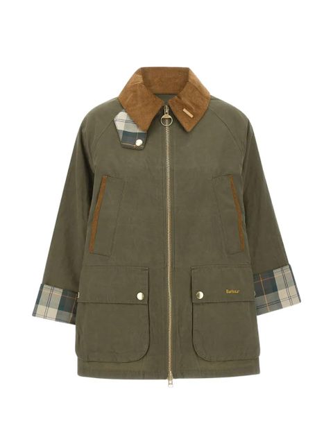 Barbour Bedale Icons tartan-trim jacket - Green - zdjęcie produktu nr 1
