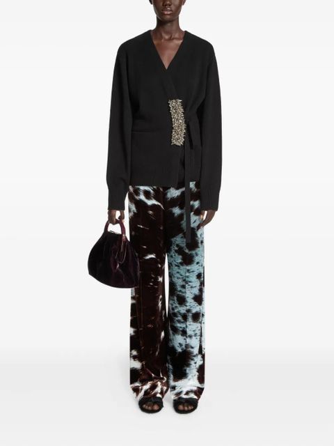 DRIES VAN NOTEN 75mm pony-hair sculpted-heel sandals - Black - zdjęcie produktu nr 2