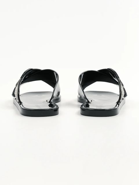 Karl Lagerfeld klapki JELLY III damskie kolor czarny KL80004S