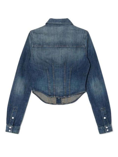 RE/DONE x Pamela Anderson denim shirt - Blue