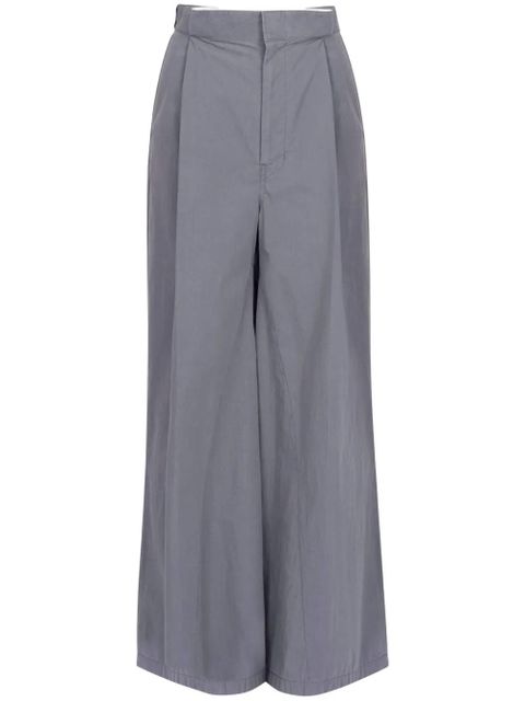 Maison Margiela four-stitch palazzo trousers - Grey - zdjęcie produktu nr 1