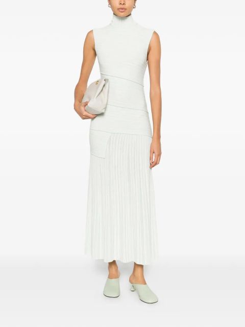 Proenza Schouler Federica pleated maxi dress - White - zdjęcie produktu nr 2