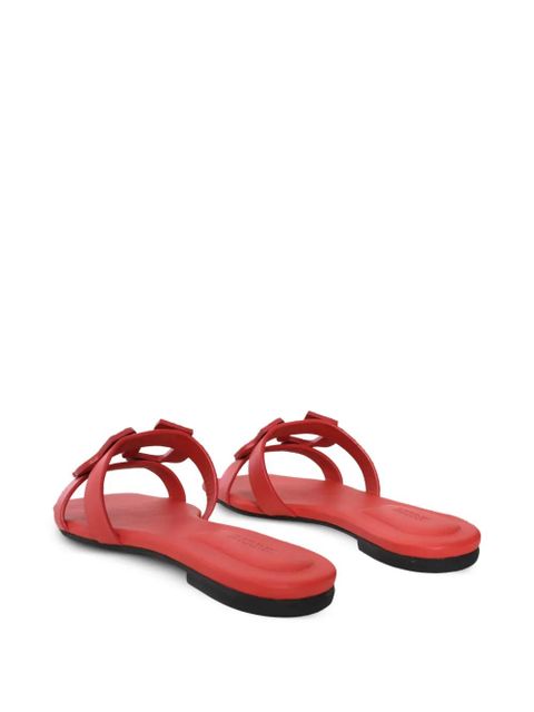 Simkhai leather slides - Red