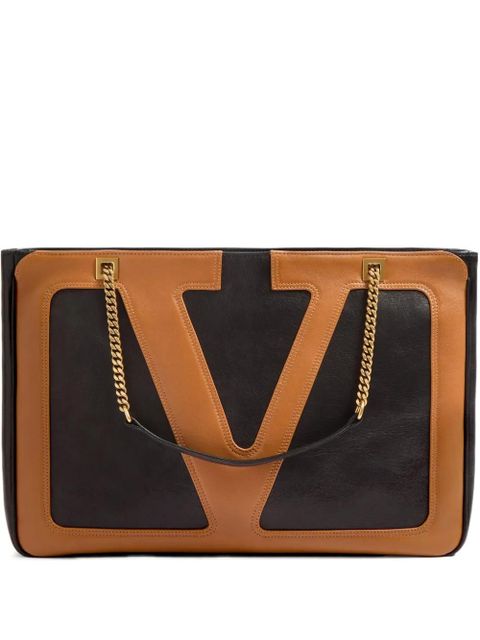 Valentino Garavani medium Viva Superstar leather tote bag - Black