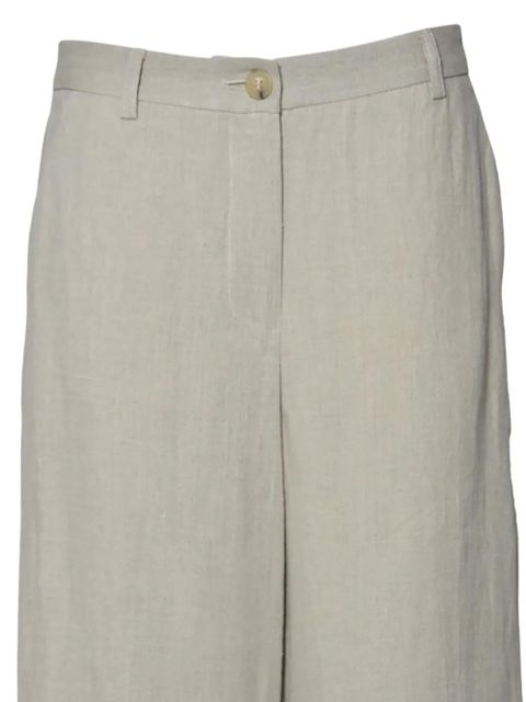 SOLOTRE wide-leg trousers - Neutrals