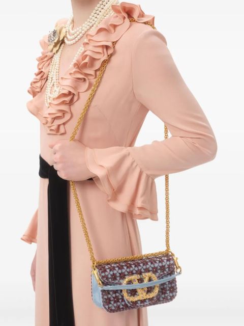 Valentino Garavani small Locò shoulder bag - Blue