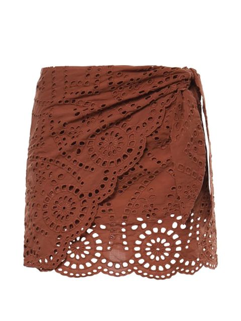 MC2 Saint Barth Nyra mini skirt - Brown - zdjęcie produktu nr 1