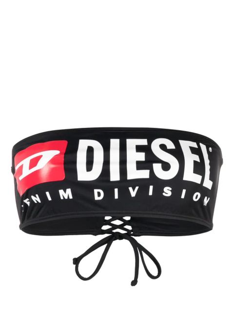 Diesel Bfb-Bryna logo-print bikini top - Black - zdjęcie produktu nr 1