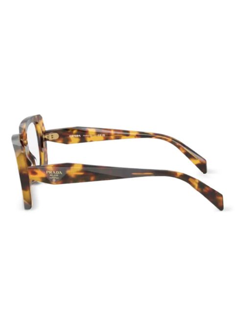 Prada Eyewear square-frame glasses - Brown