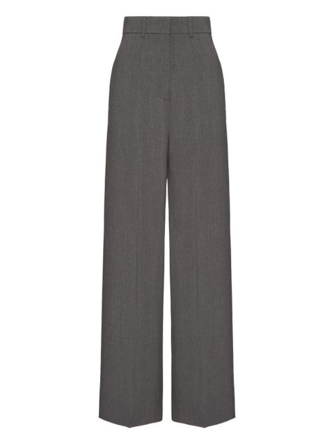 Valentino Garavani Active gabardine trousers - Grey